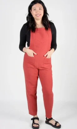 Astrilde Overalls - Brick