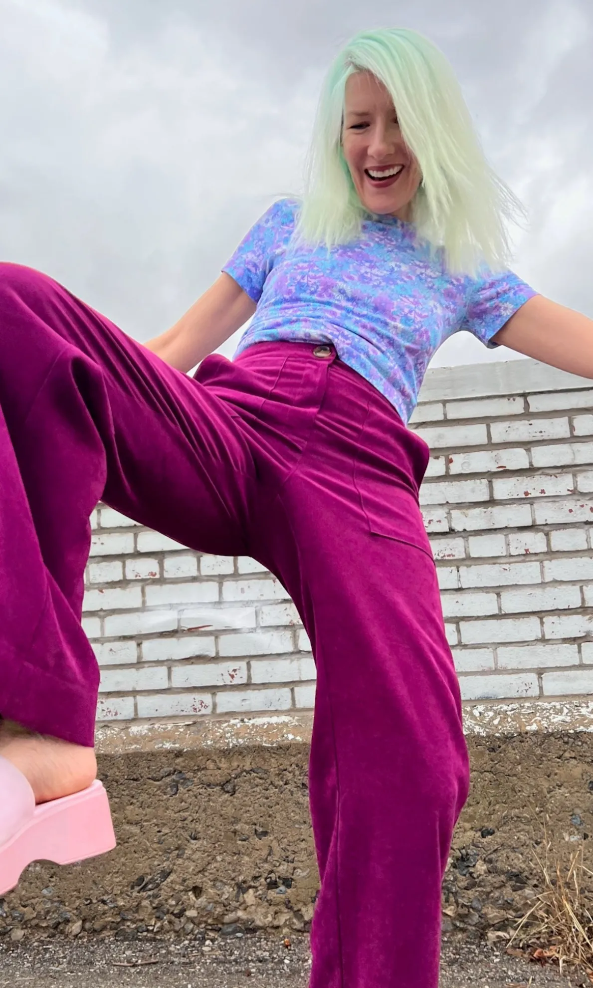 Bloodfool Pant - Mulberry