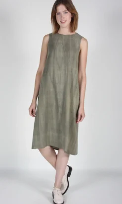 Blossomcrown Dress - Sand Washed Olive