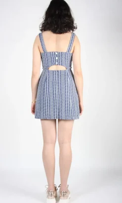 Bluebird Dress - Blue Eyelet