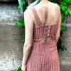 Bluebird Dress - Cinnamon Eyelet