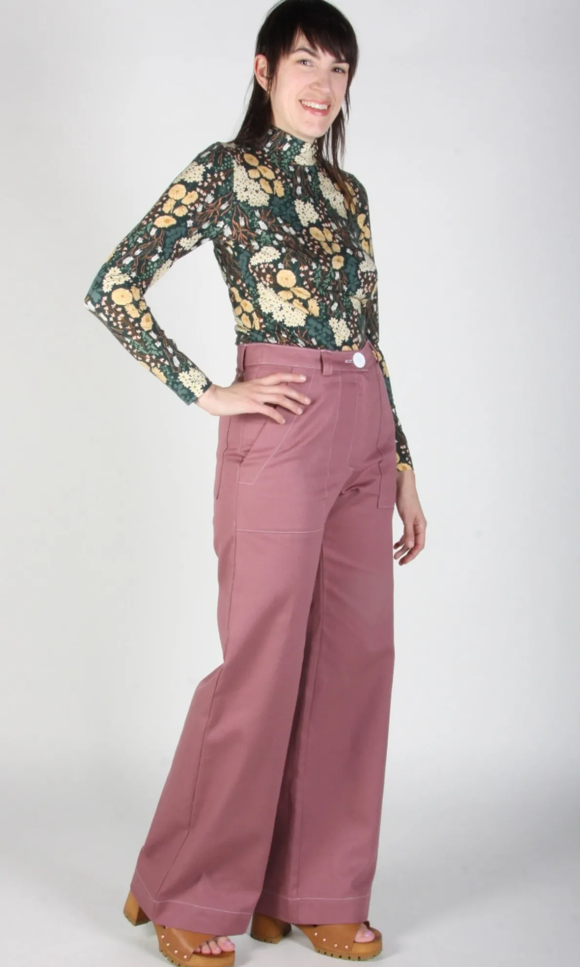 Bonxie Pant - Nightfall Rose