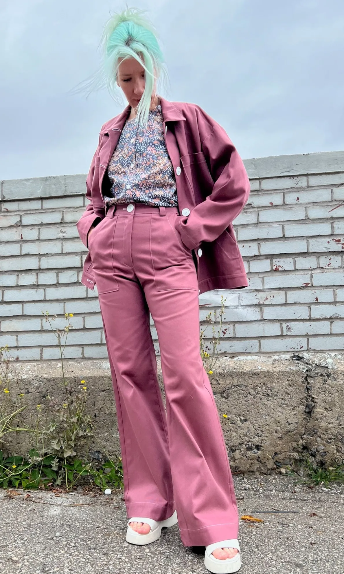 Bonxie Pant - Nightfall Rose