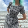 Buttonquail Dress - Quatrefoil