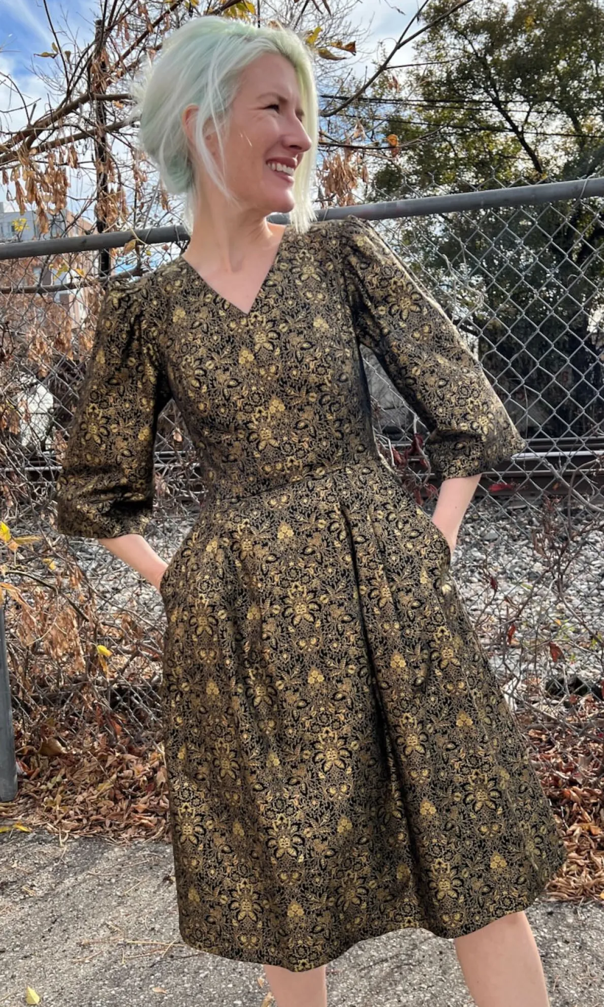 Chestnut Bunting Dress - Gravure