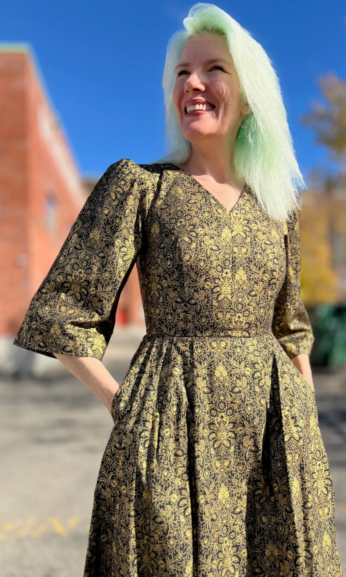 Chestnut Bunting Dress - Gravure