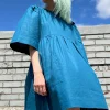 Chimney Swift Dress - Ocean