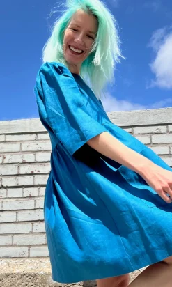 Chimney Swift Dress - Ocean