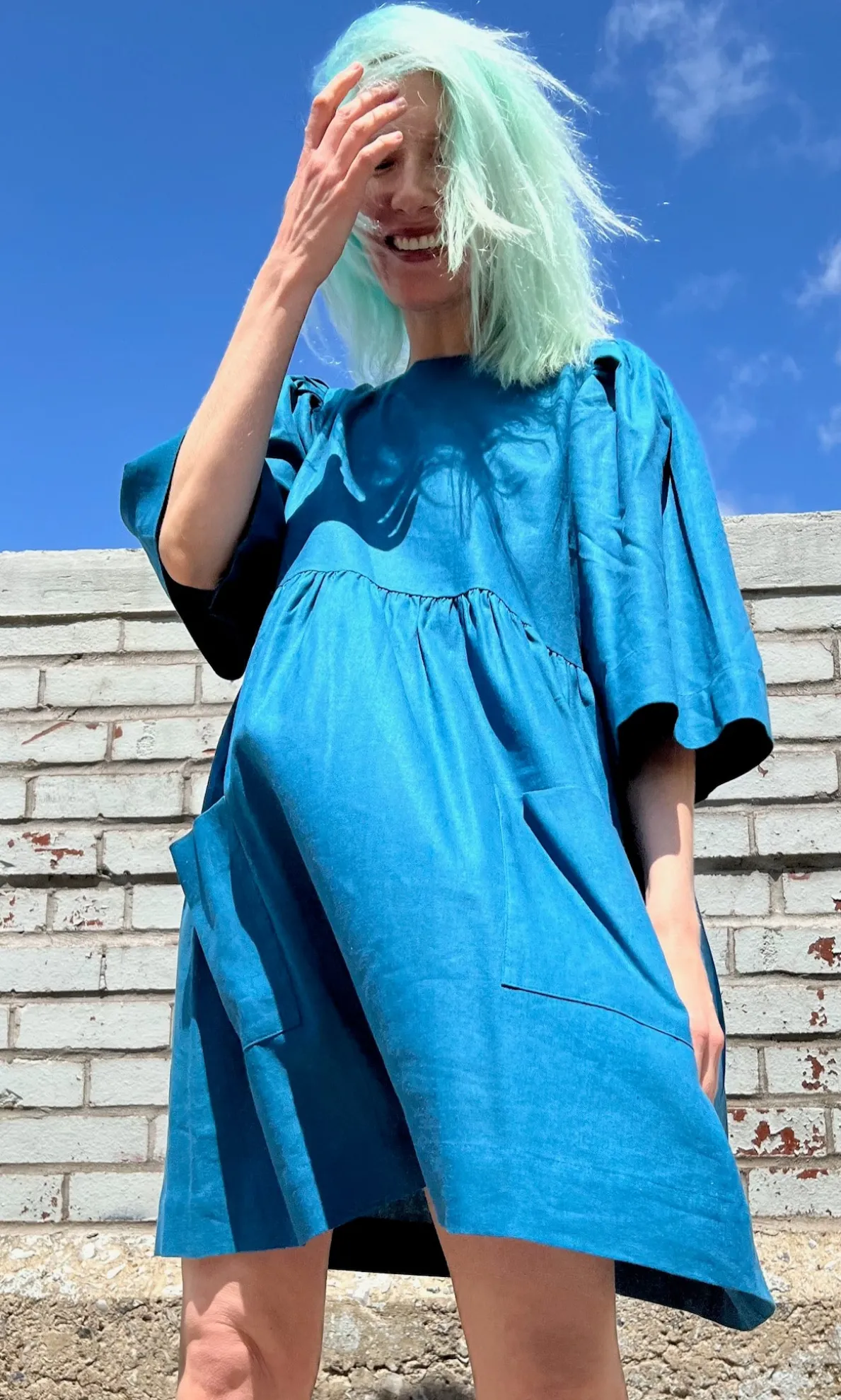 Chimney Swift Dress - Ocean