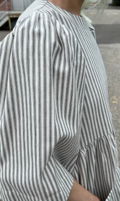 Chimney Swift Dress - Ticking Stripe