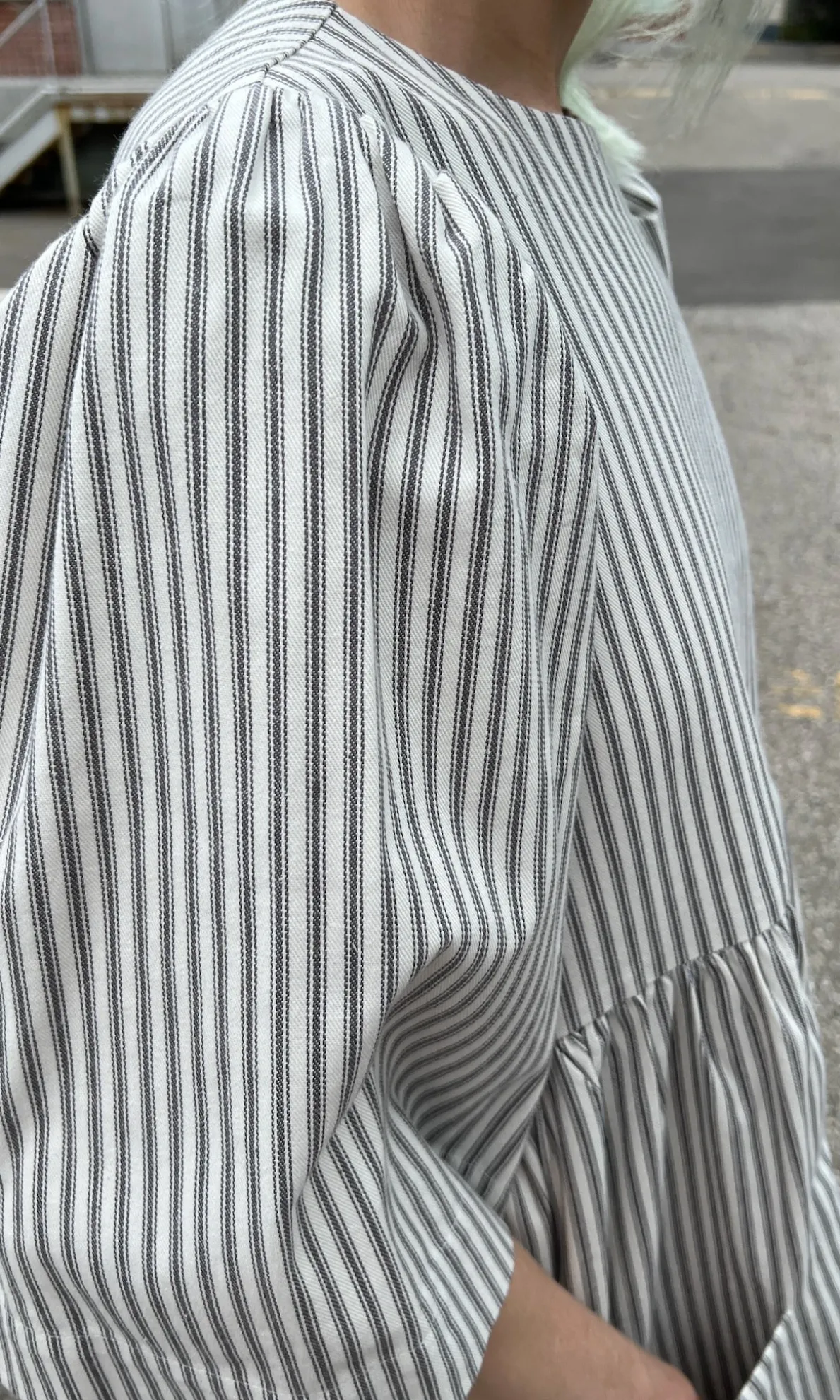 Chimney Swift Dress - Ticking Stripe