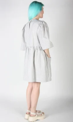Chimney Swift Dress - Ticking Stripe