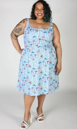 Corncrake Dress - Flower Toss