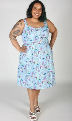 Corncrake Dress - Flower Toss