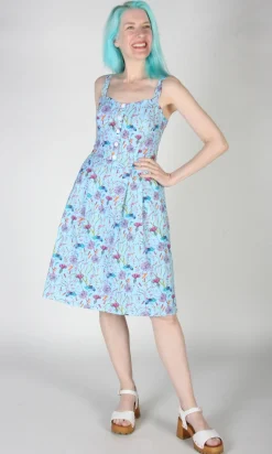 Corncrake Dress - Flower Toss