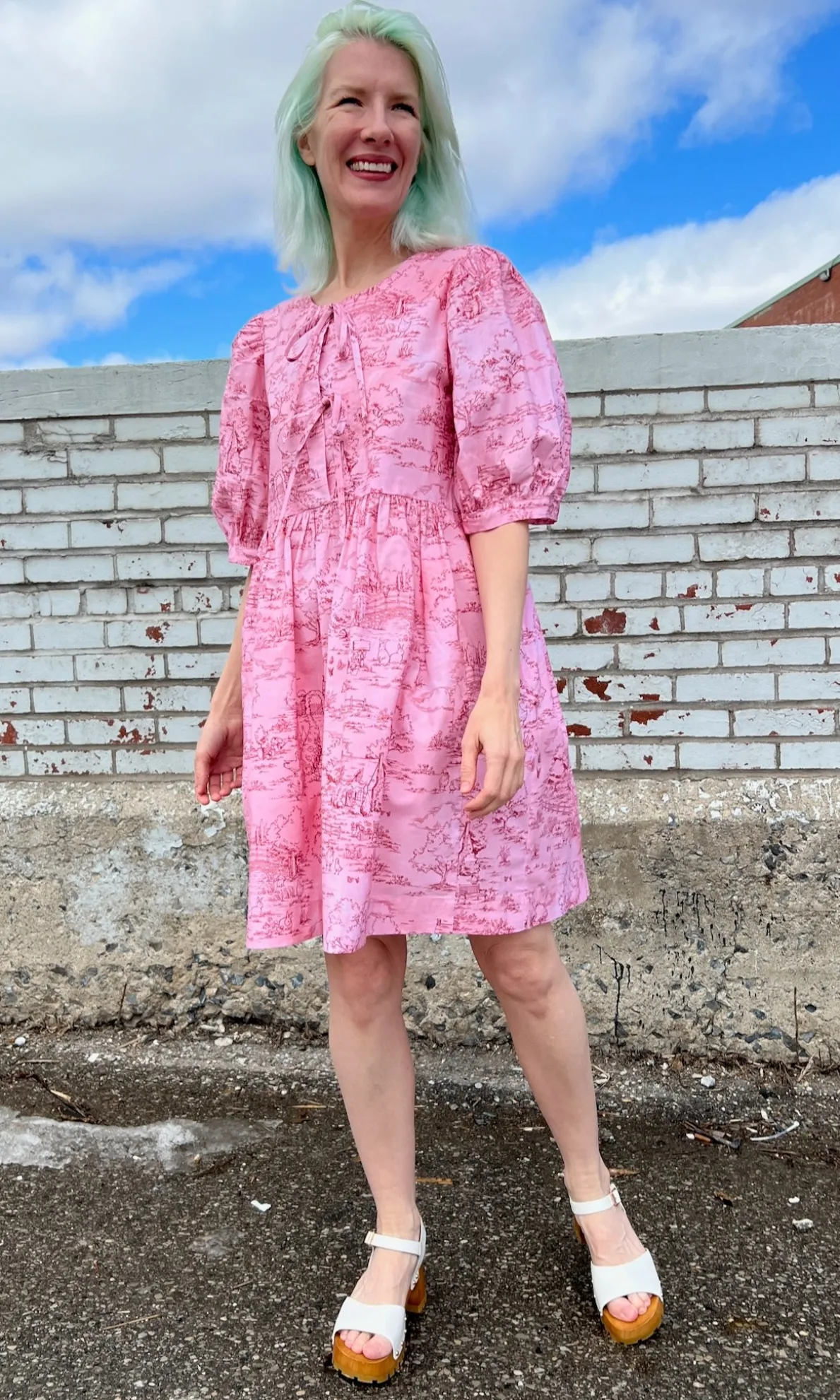 Corvid Dress - Morning Pastoral