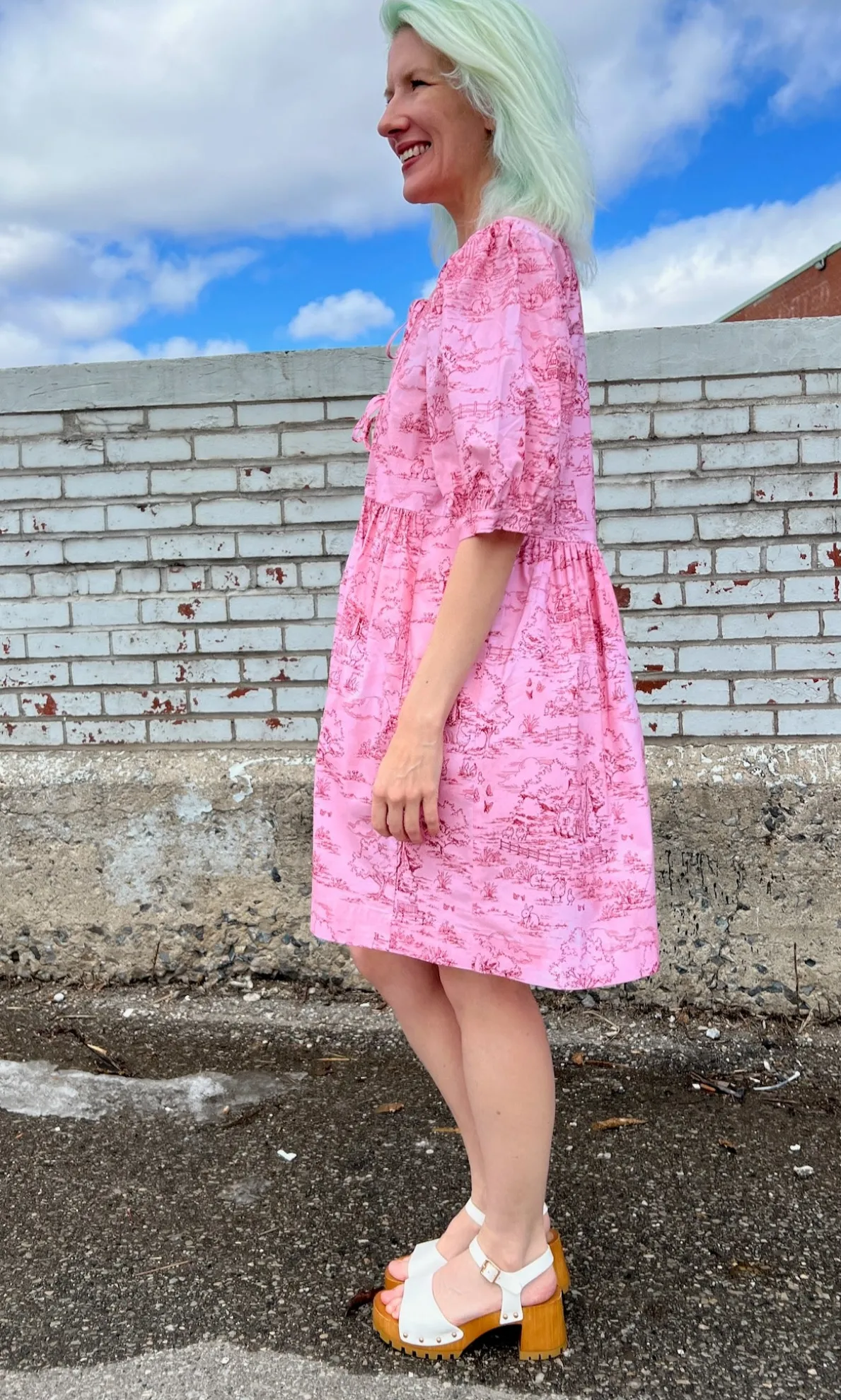 Corvid Dress - Morning Pastoral