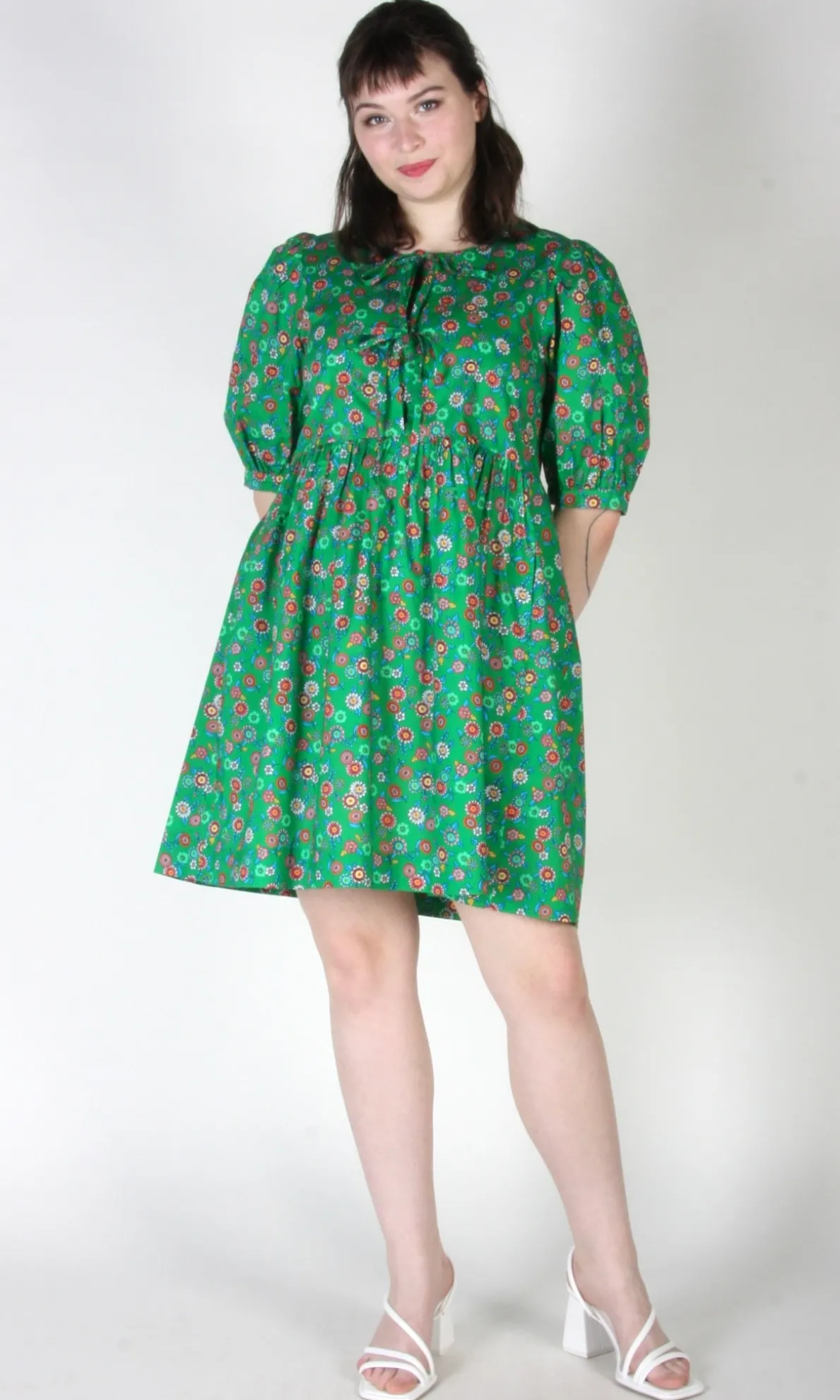 Corvid Dress - Straw Flower