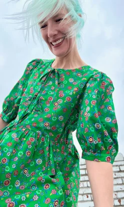 Corvid Dress - Straw Flower