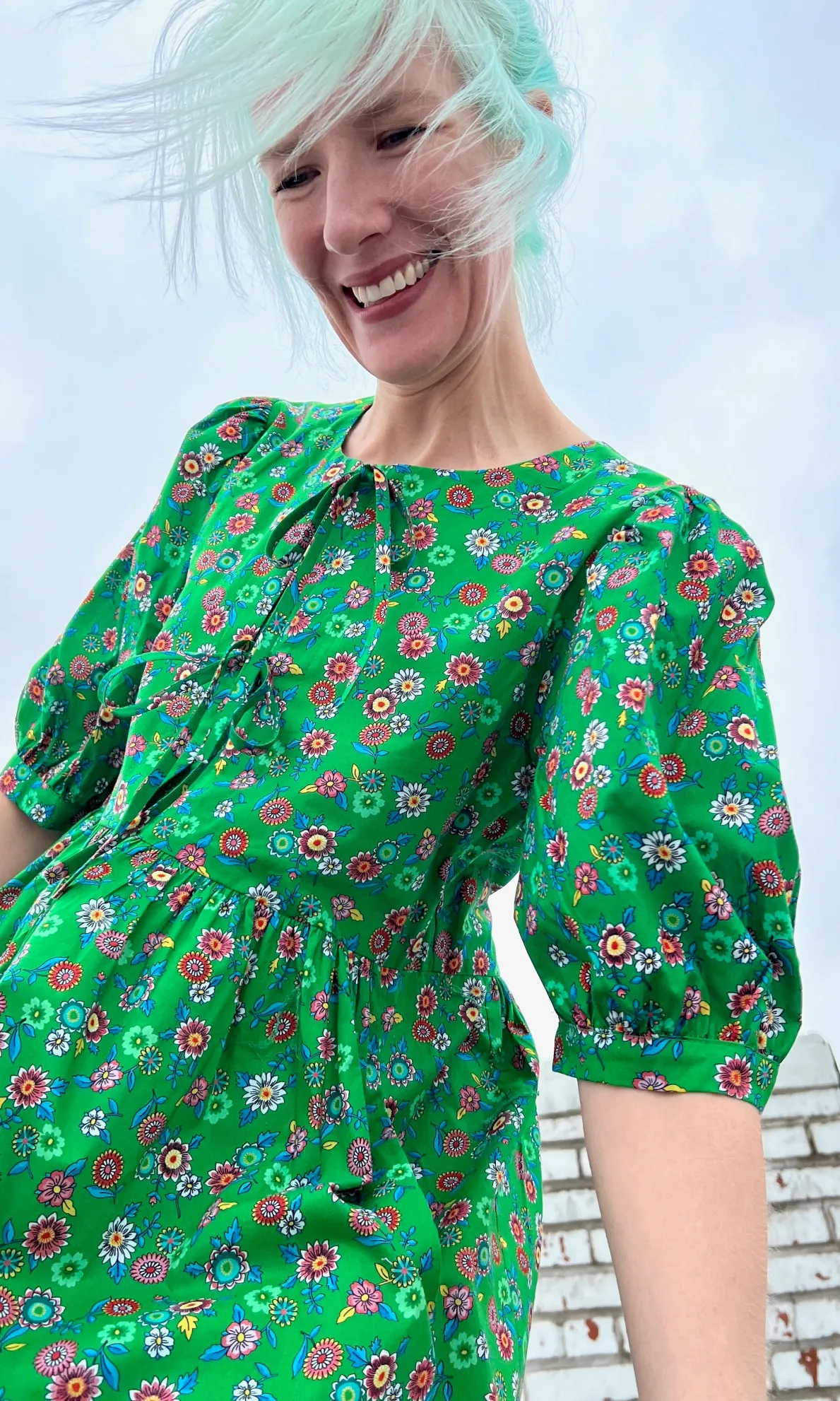 Corvid Dress - Straw Flower