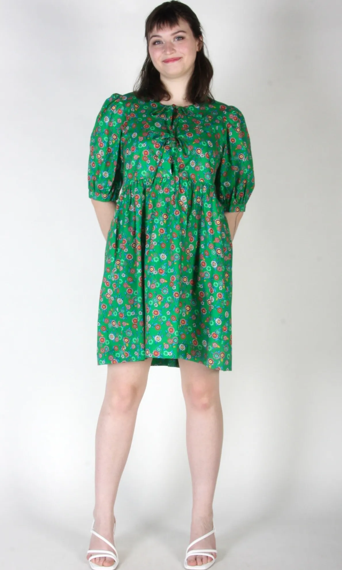 Corvid Dress - Straw Flower