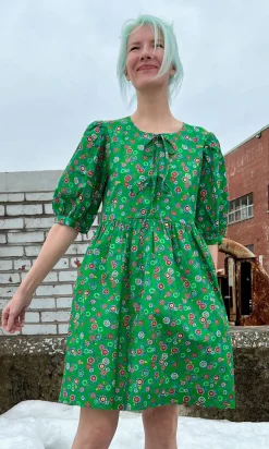 Corvid Dress - Straw Flower