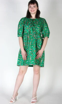 Corvid Dress - Straw Flower