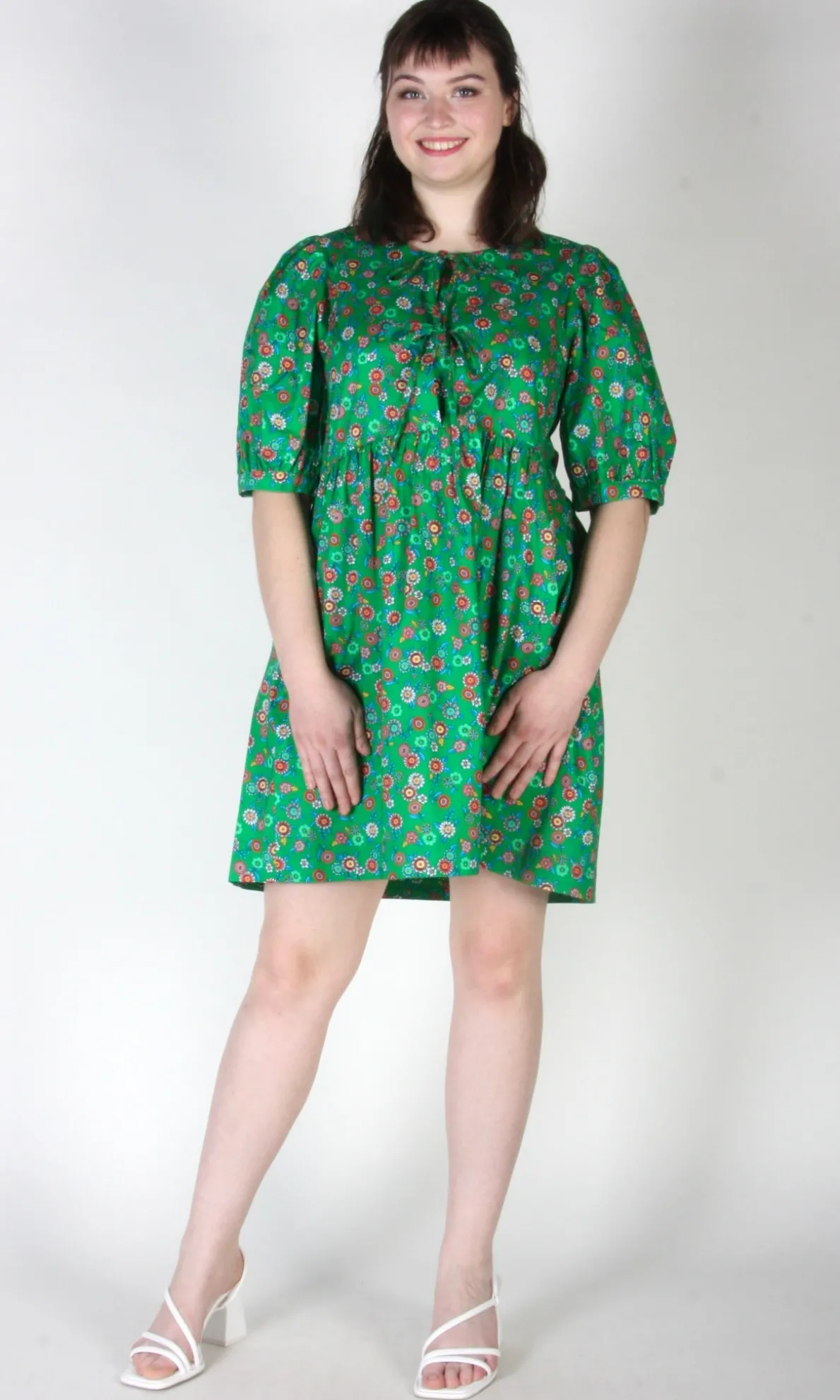 Corvid Dress - Straw Flower