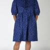 Corvid Dress - Zaffre Glass