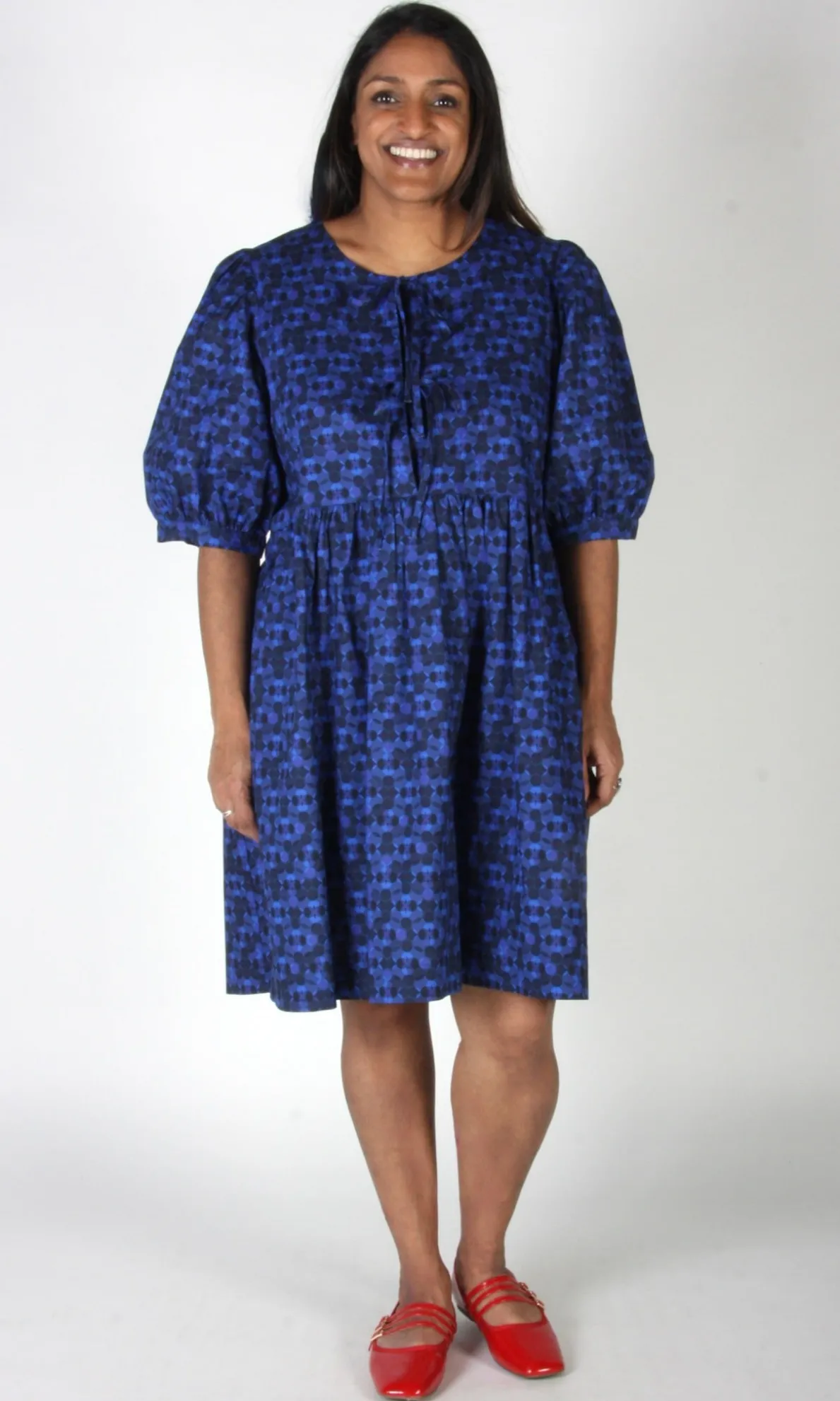 Corvid Dress - Zaffre Glass