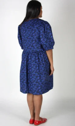 Corvid Dress - Zaffre Glass