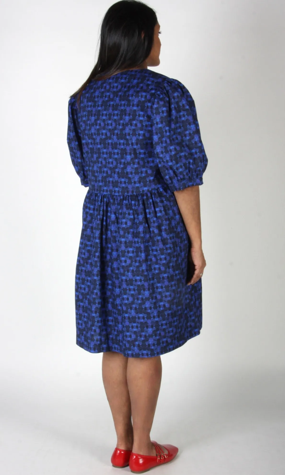 Corvid Dress - Zaffre Glass