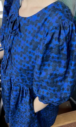 Corvid Dress - Zaffre Glass