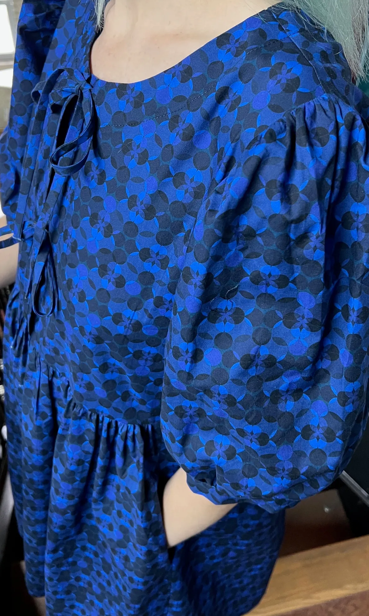 Corvid Dress - Zaffre Glass