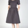 Crag Martin Dress - Iron