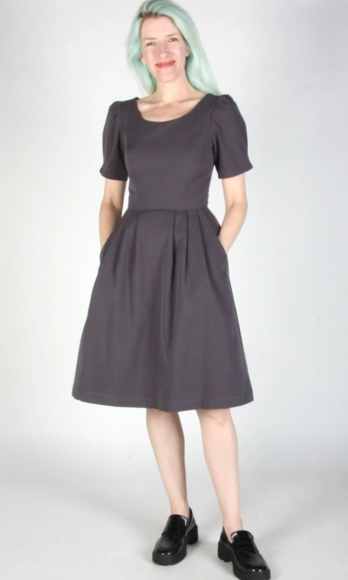 Crag Martin Dress - Iron