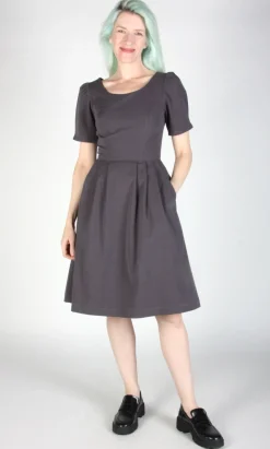 Crag Martin Dress - Iron