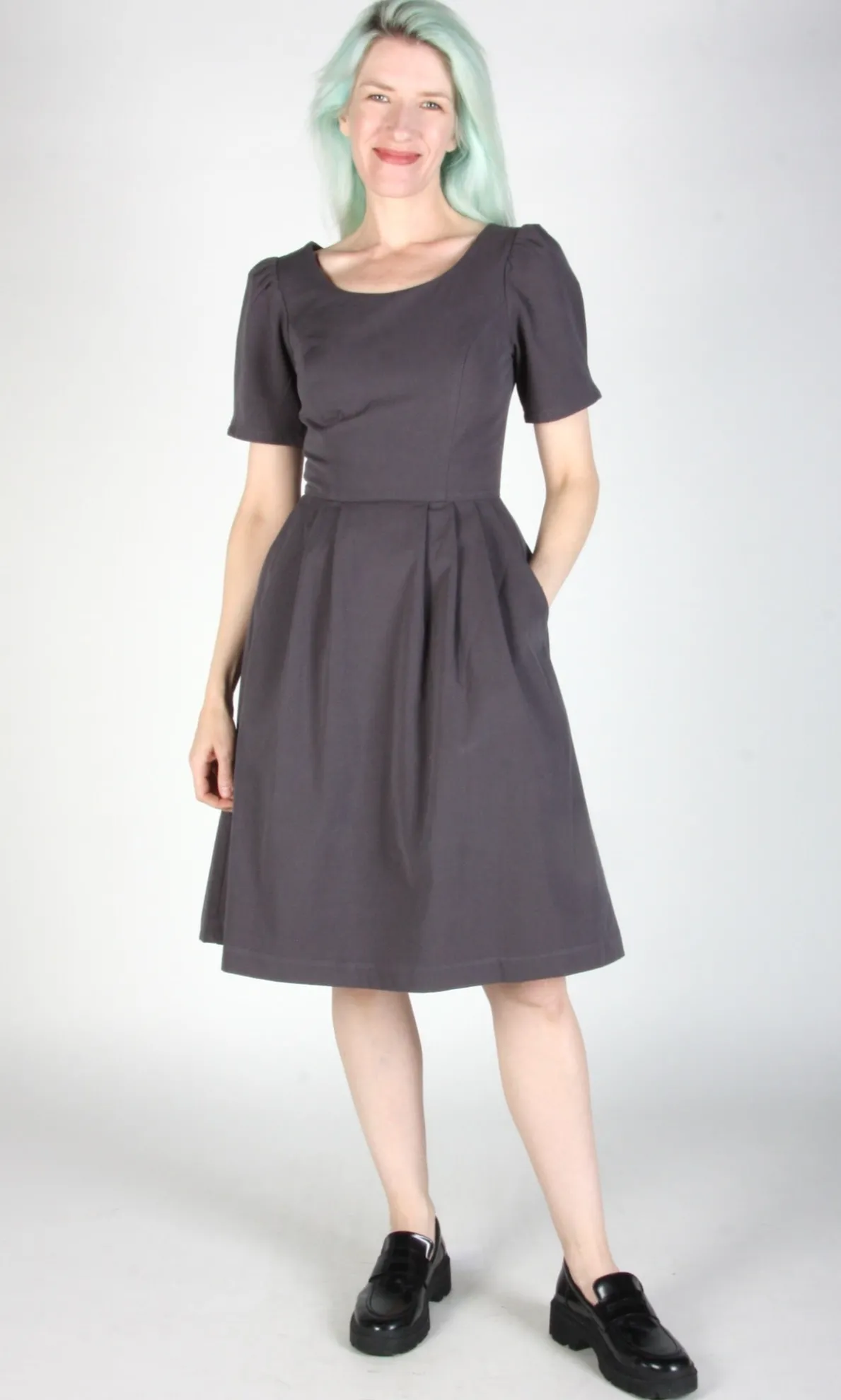 Crag Martin Dress - Iron