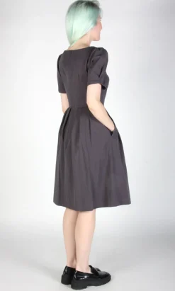 Crag Martin Dress - Iron