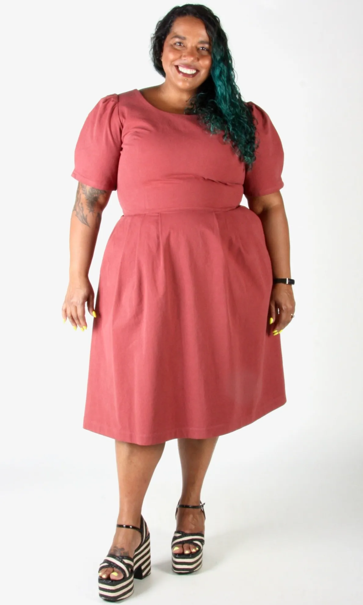 Crag Martin Dress - Rosewood