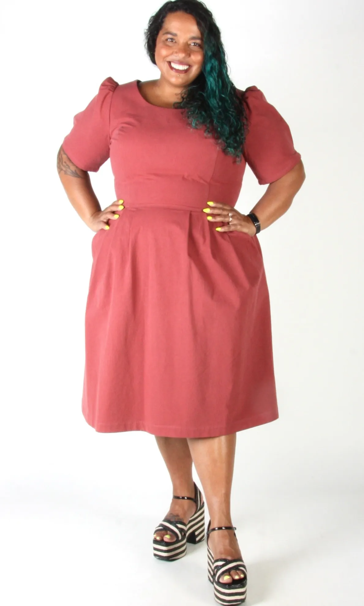 Crag Martin Dress - Rosewood