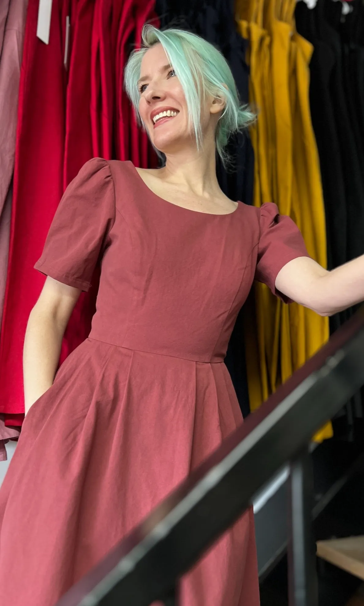 Crag Martin Dress - Rosewood