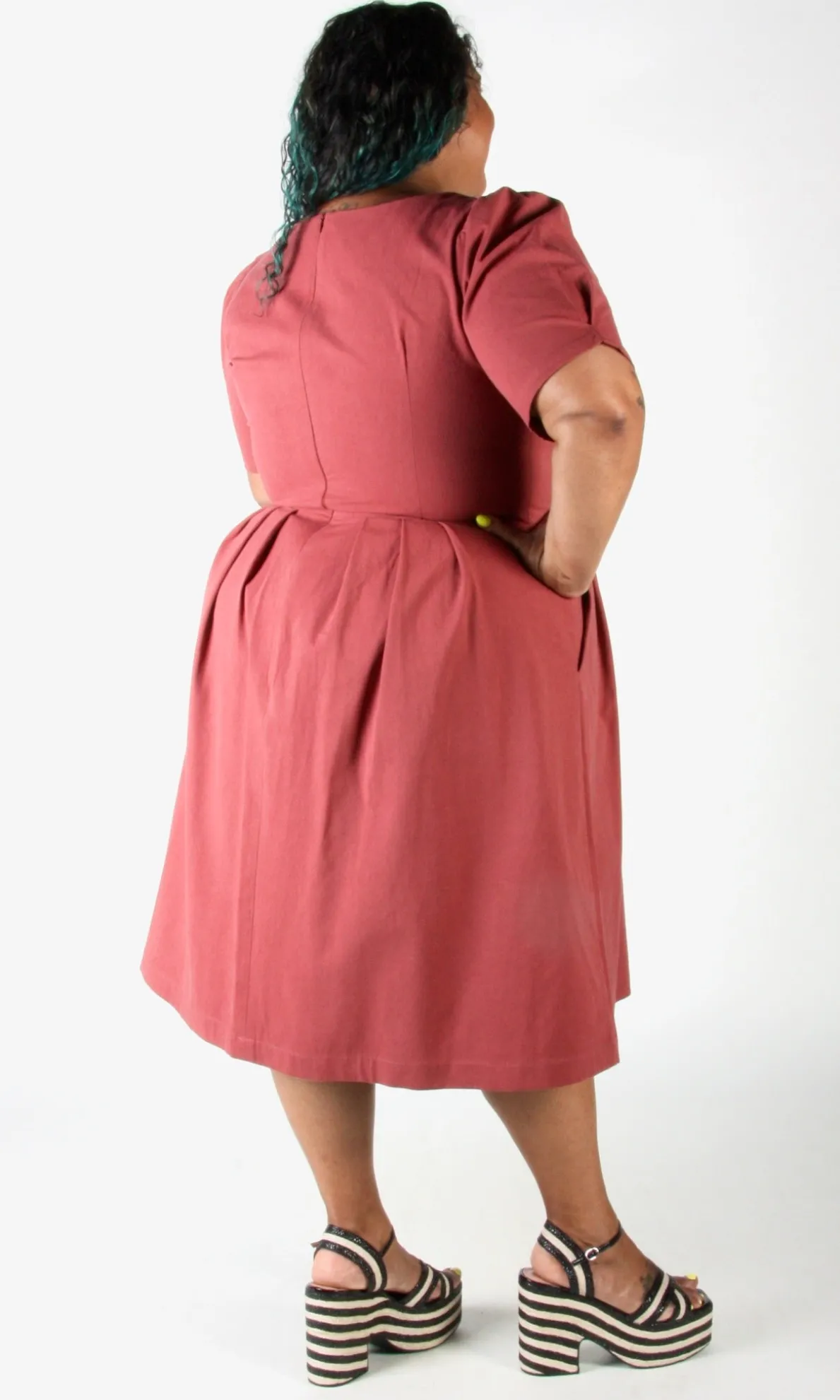Crag Martin Dress - Rosewood