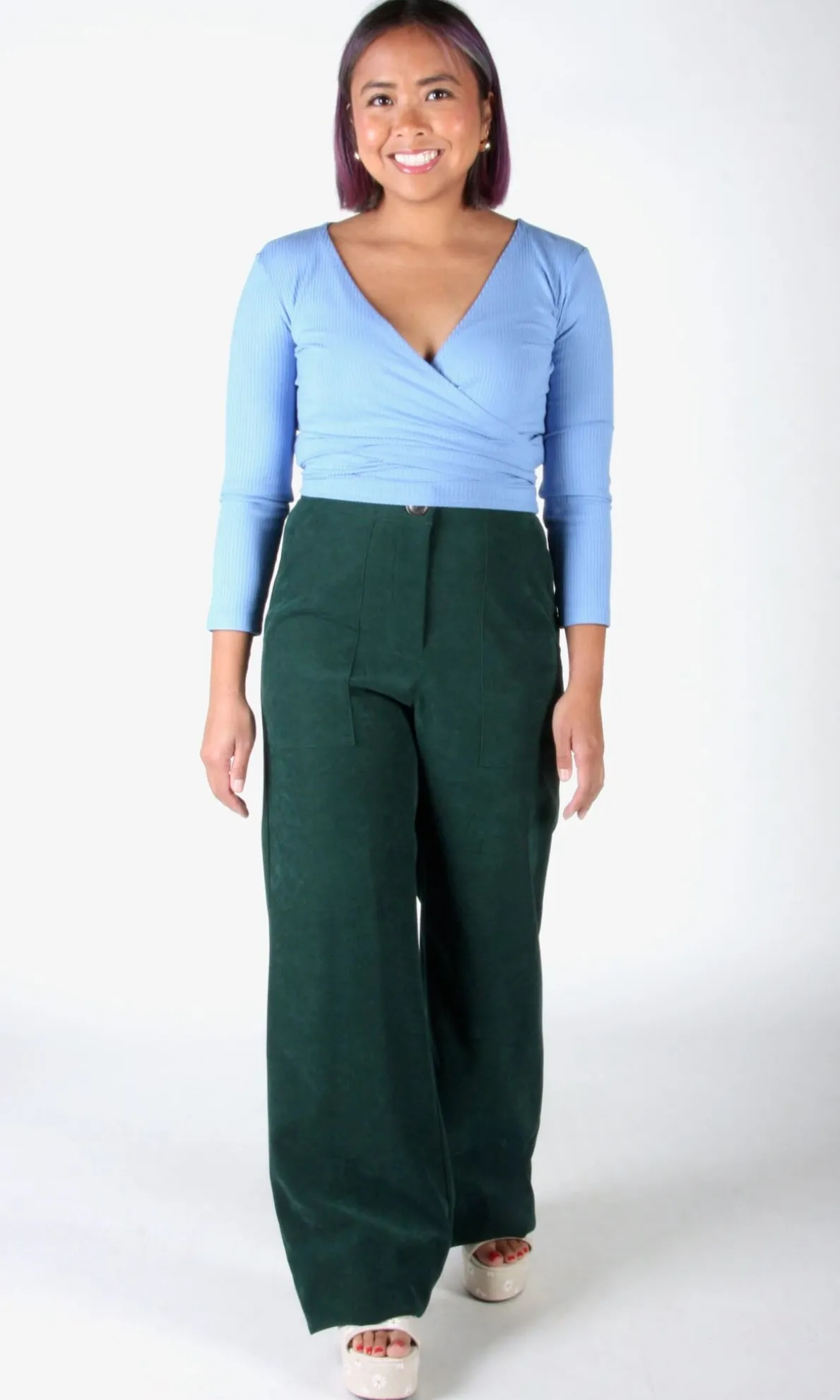Crescentchest Top - Forget-Me-Not