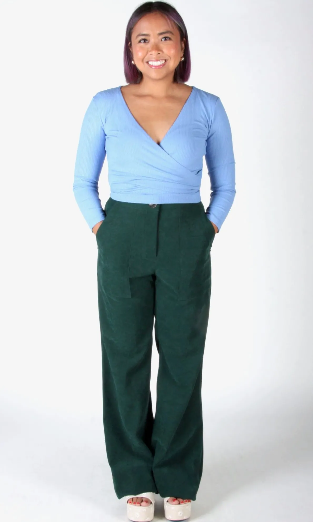 Crescentchest Top - Forget-Me-Not