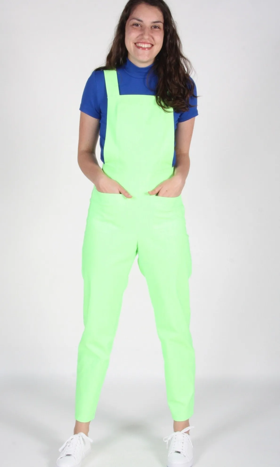 Currawong Overalls - Neon Lime