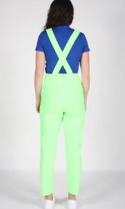 Currawong Overalls - Neon Lime