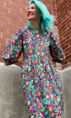 Devil Downhead Dress - Flowerfall