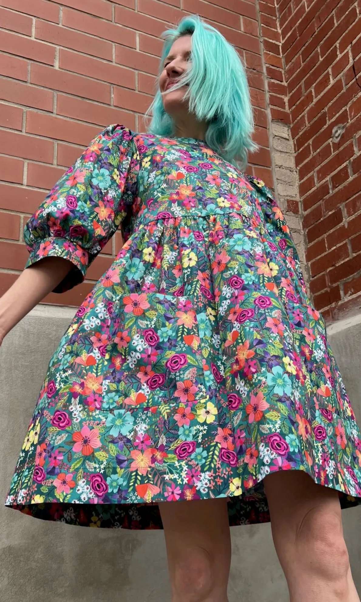 Devil Downhead Dress - Flowerfall