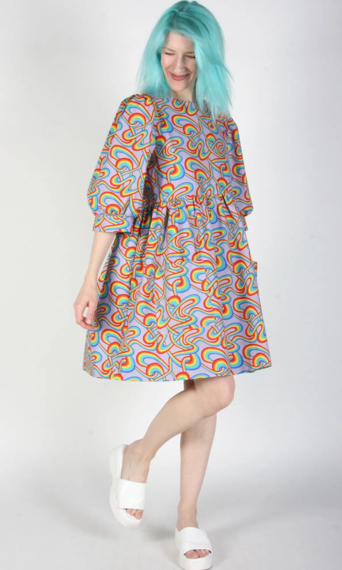 Devil Downhead Dress - Rainbow Tangle